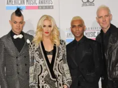 Gwen Stefani & No Doubt at the 40th Anniversary American Music Awards at the Nokia Theatre LA Live. November 18^ 2012 Los Angeles^ CA