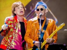 Concert of The Rolling Stones. Johan Cruijff ArenA Amsterdam^ The Netherlands. July 7^ 2022.