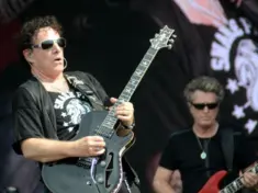 Rock group Journey performs at an outdoor concert in Indiana. Speedway^ IN/USA - May 27^ 2016