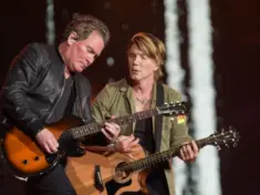 Goo Goo Dolls sings on stage rock in rio world 2019 RIO DE JANEIRO^ BRAZIL^ SEPTEMBER^ 29^ 2019