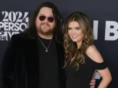 Wolfgang Van Halen and Andraia Allsop at the MusiCares Person of the Year Gala. LOS ANGELES^ USA. February 02^ 2024