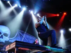 Avenged Sevenfold performs at Olimpic de Badalona stage on November 25^ 2013 in Barcelona^ Spain.