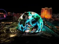 Las Vegas Sphere; Las Vegas^ Nevada^ United States - 12.1.2023