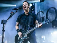 Singer and Guitarist Sully Erna from Godsmack perform live at Manchester Academy Uk. October 9^ 2022