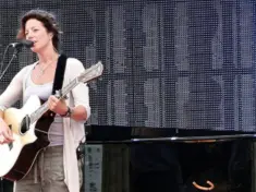 Sarah McLachlan rehearses for her Canada Day performance on Parliament Hill. June 30^ 2009 in Ottawa.