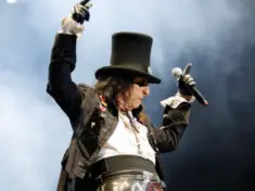 Alice Cooper performs on stage at Poble Espanyol on June 28^ 2024.