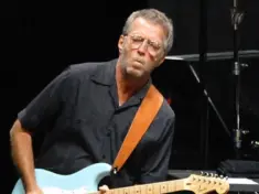 Eric Clapton during a show at the HSBC arena in the city of Rio de Janeiro. Rio de Janeiro^ Brazil^ October 10^ 2011