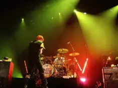 Gerard Way^ frontman of My Chemical Romance band^ performs at Sant Jordi Club on March 5^ 2011 in Barcelona^ Spain.