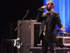 Ringo Starr during his concert tour in Kiev^ Ukraine on June 3^ 2011.