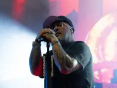 Aaron Lewis of Staind performing live at the Pine Knob Music Theater Clarkston^ MI USA - 09-11-2024