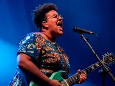 Alabama Shakes (blues rock band) perform in concert at Cruilla Summer 2016 Festival on July 10^ 2016 in Barcelona^ Spain. BARCELONA - JUL 10