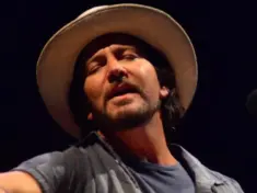 Eddie Vedder performed at the Bourbon Beyond A New Bourbon^ Food Music Festival In-One in Louisville^ Kentucky^ United State on September 23^ 2017