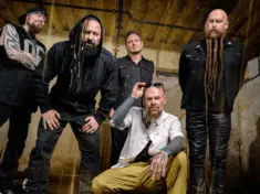 Photo of the members of Five Finger Death Punch