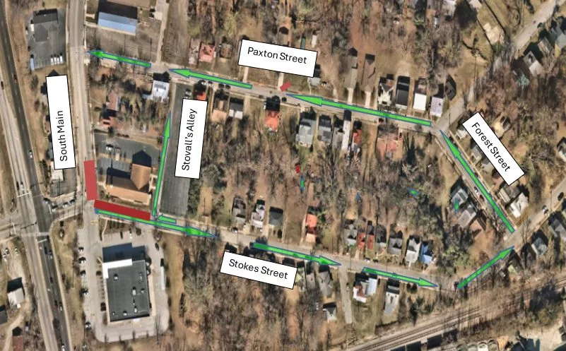 map-south-main-street-detour