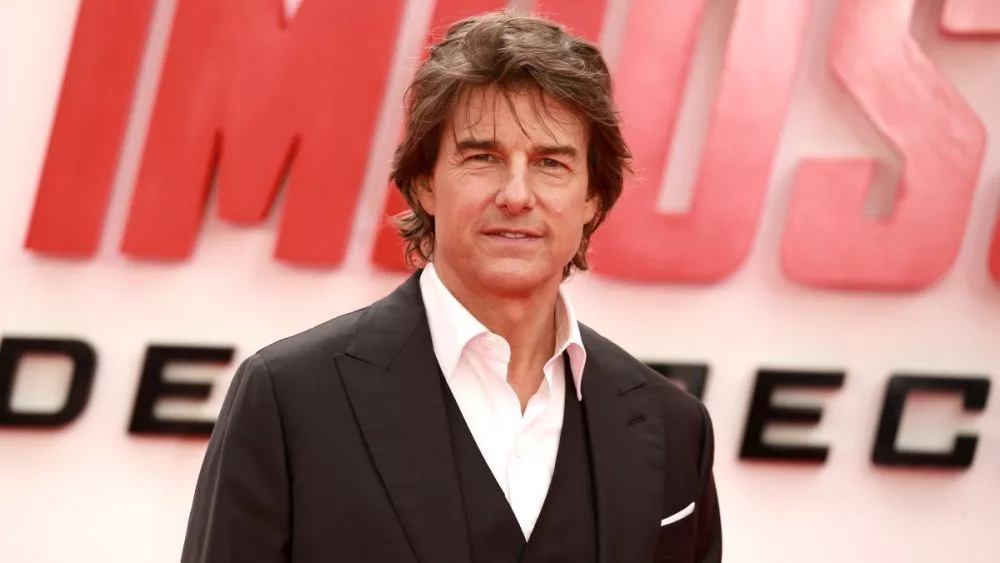 Tom Cruise attends the UK Premiere of "Mission: Impossible - Dead Reckoning Part One" at Odeon Luxe Leicester Square in London^ England. London^ United Kingdom - June 22^ 2023
