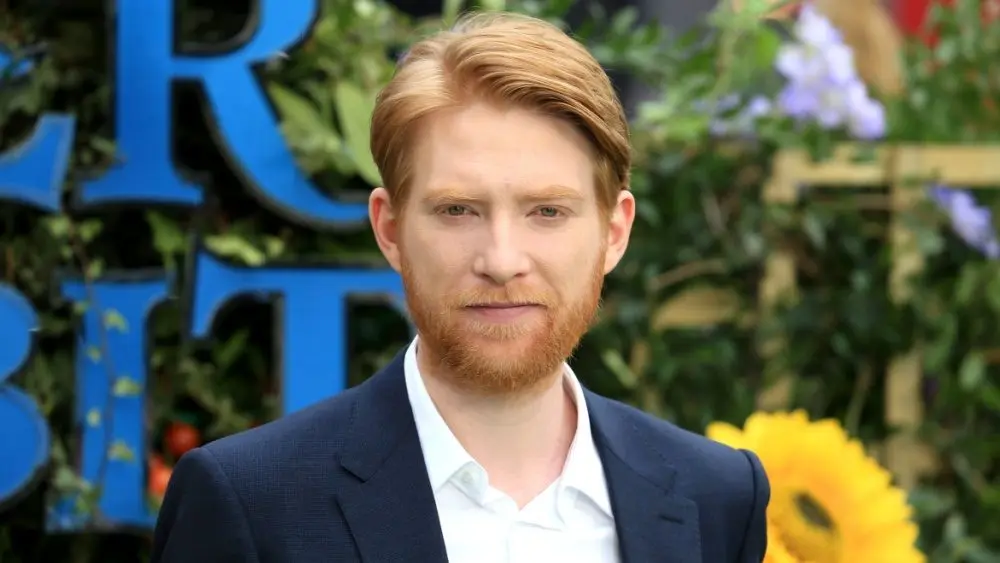 Domhnall Gleeson attends the UK Gala Premiere of "Peter Rabbit" at the Vue West End in London^ England. London^ United Kingdom - March 11^ 2018