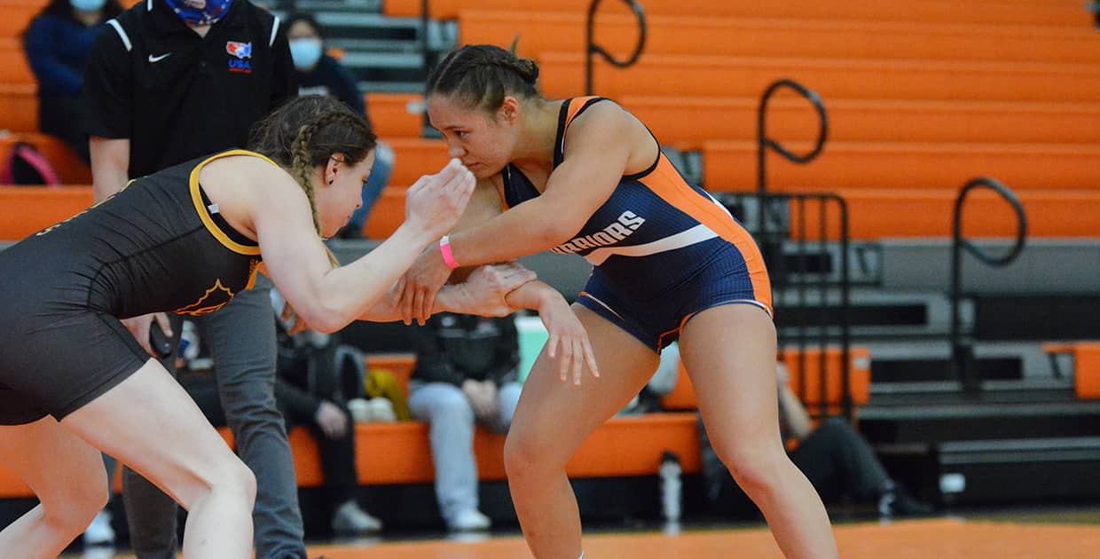Warriors Host Wrestling Triangular; Defeat Broncos and Braves to Remain