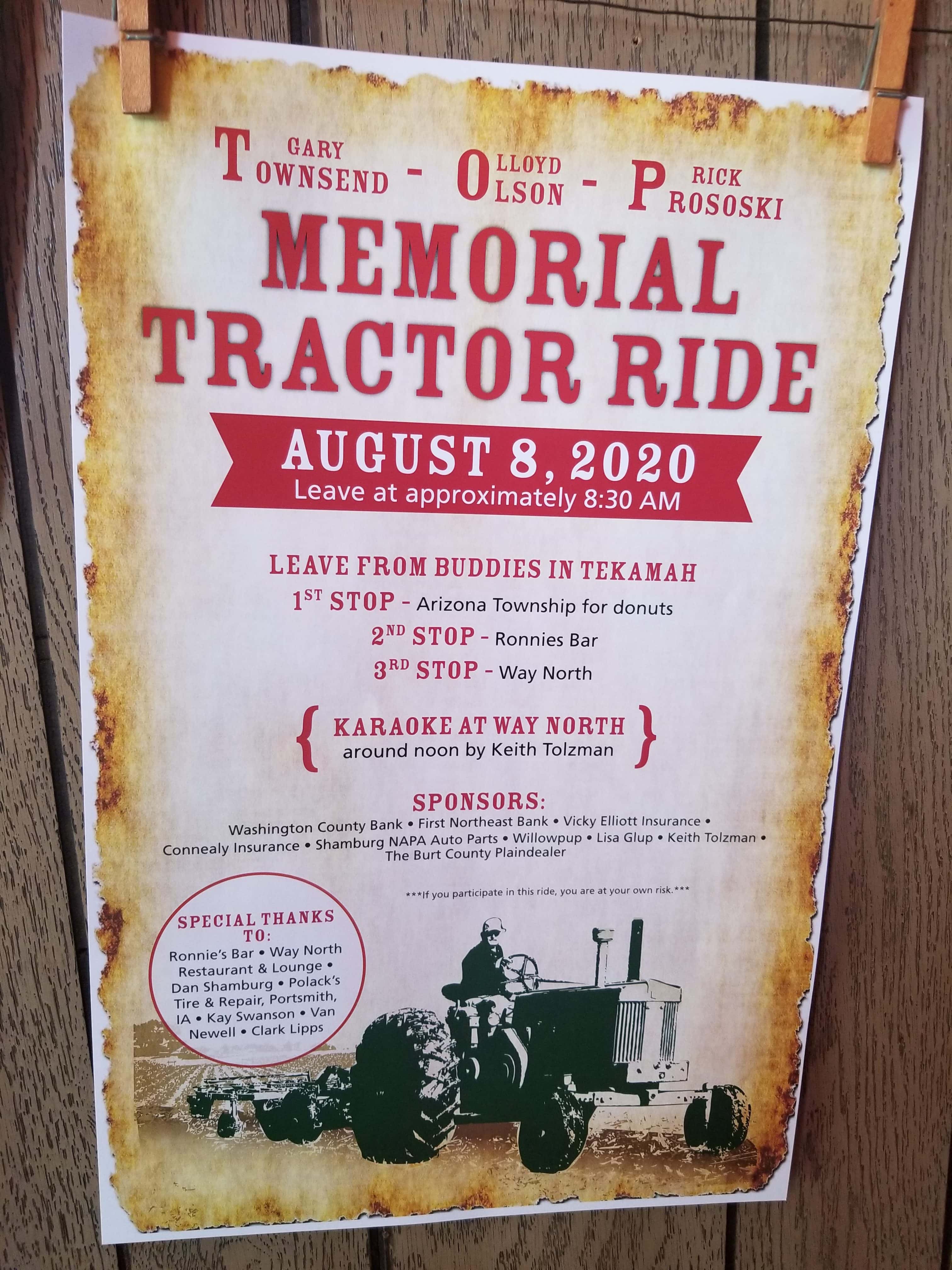 T.O.P. Memorial Tractor Ride