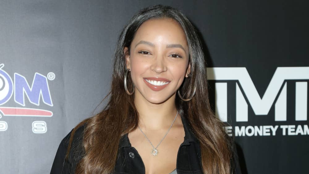 Singer-Songwriter Tinashe grabs the newly unveiled Rams Modern Throwback  Jersey - ABC7 Los Angeles