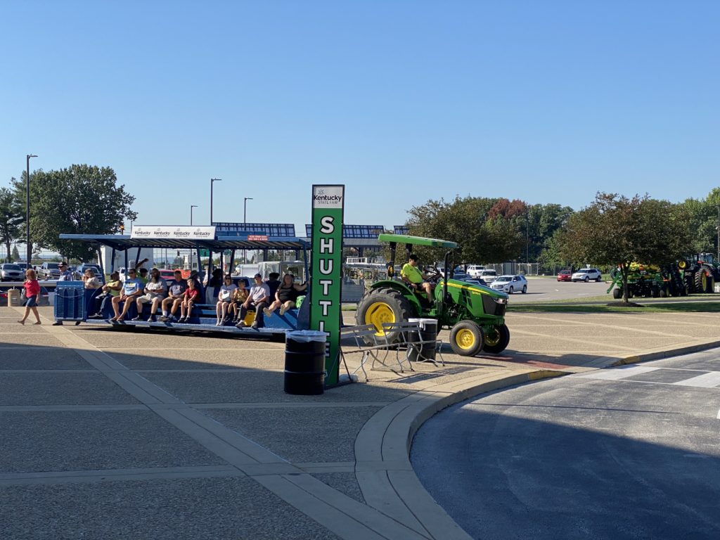 VIDEO Riding The Kentucky State Fair Shuttle Ag News Kentucky