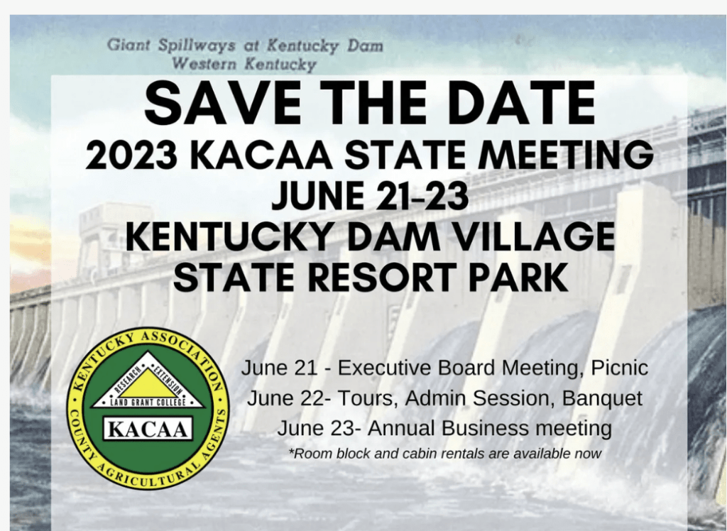 Annual Extension Agent Conference June 21 23 In Western Kentucky Ag