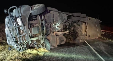 Truck Wreck in McCulloch County Monday Morning | Brownwood News