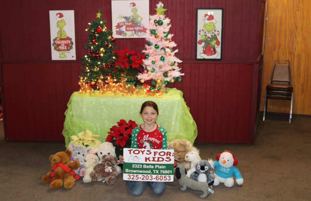 Aerin Gardner 10 continues her tradition of donating stuffed