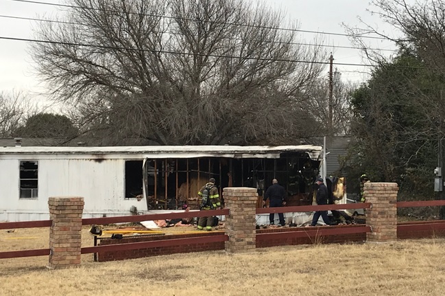 Mobile Home Heavily Damaged By Fire | Brownwood News