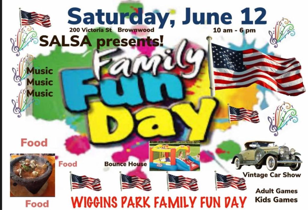 Salsa Presents Family Fun Day June 12 Brownwood News