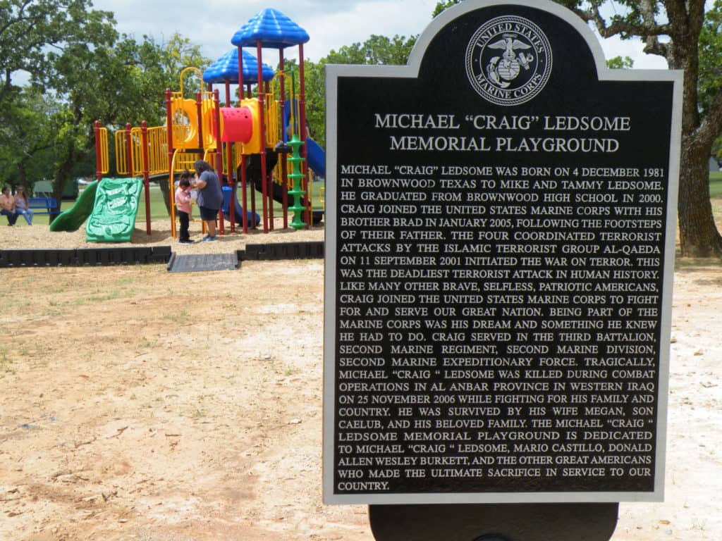 Playground in Veterans Park Dedicated to Ledsome - Vimarsana News