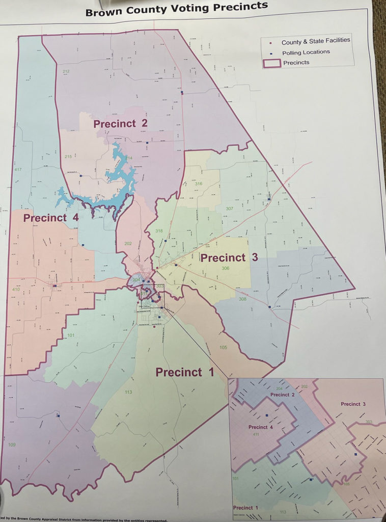 Precinct map, polling locations for March 1 Primary Brownwood News