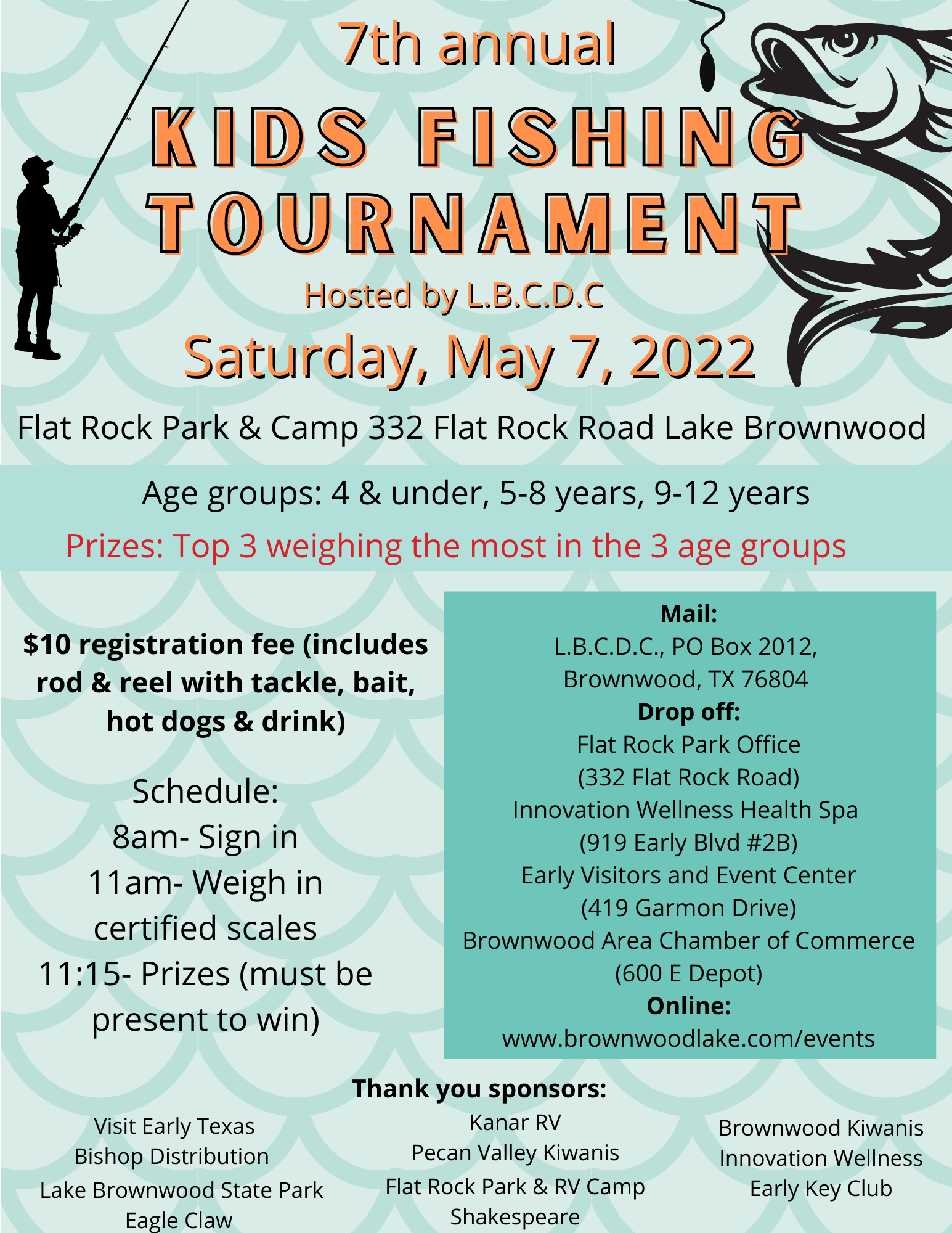Kids Fishing Tournament Invite