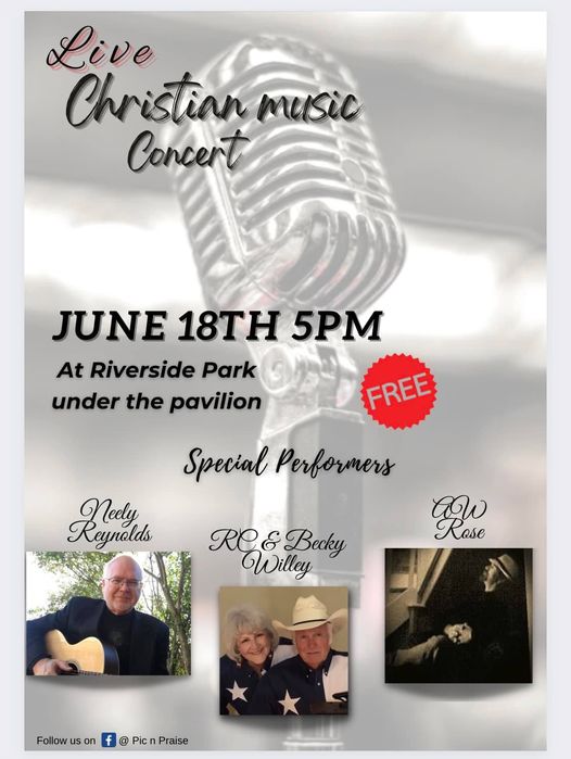 Live Christian Music Concert At Riverside Park Brownwood News