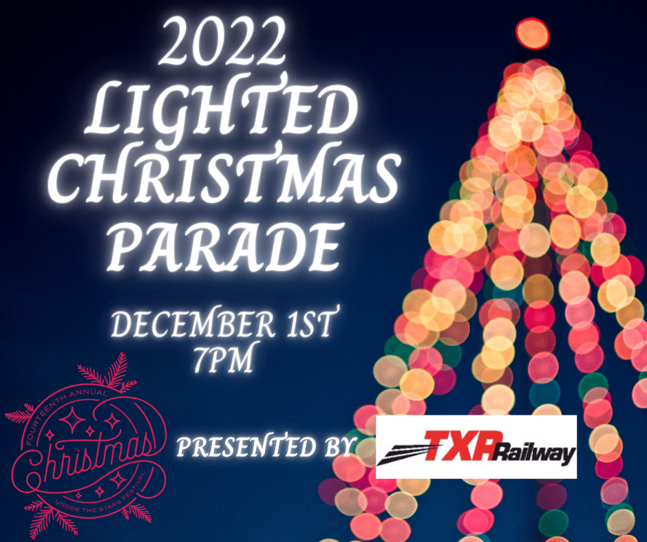 Entries for the Christmas Under the Stars Lighted Parade Now Being