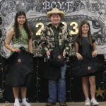 IMG_1150: From left: Senior winner Kiara Godhino, Intermediate winner Evan Smith, and Junior winner Stella Marwitz.