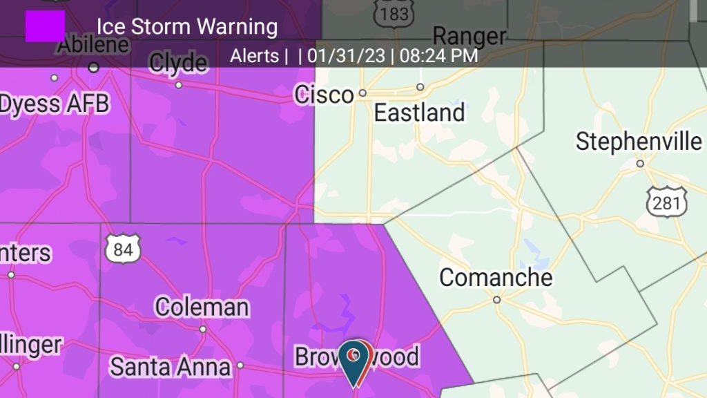 Brown County included in Ice Storm Warning until 6 a.m. Thursday ...