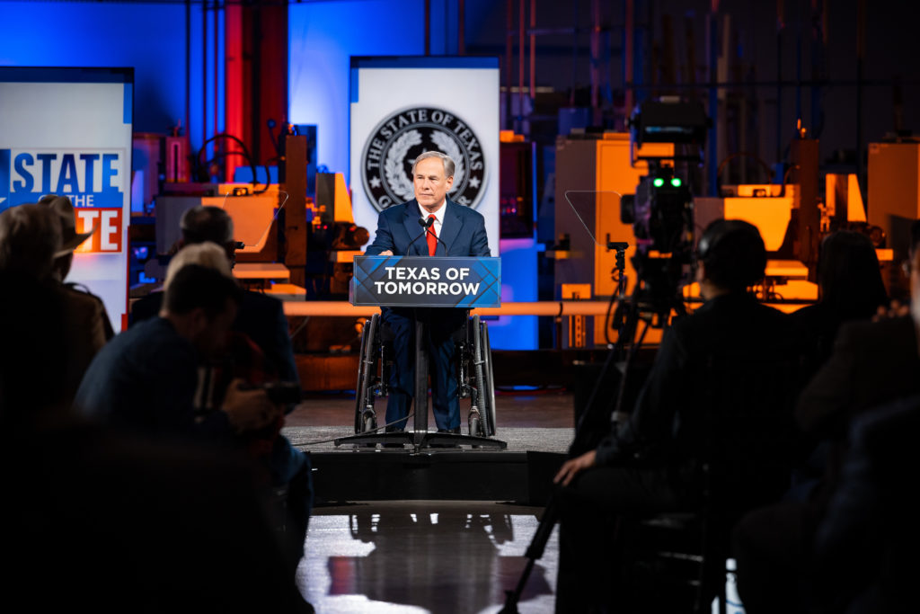 Greg Abbott Pushes Emergency Items For the Texas Legislature In State of the State Address - Vimarsana News