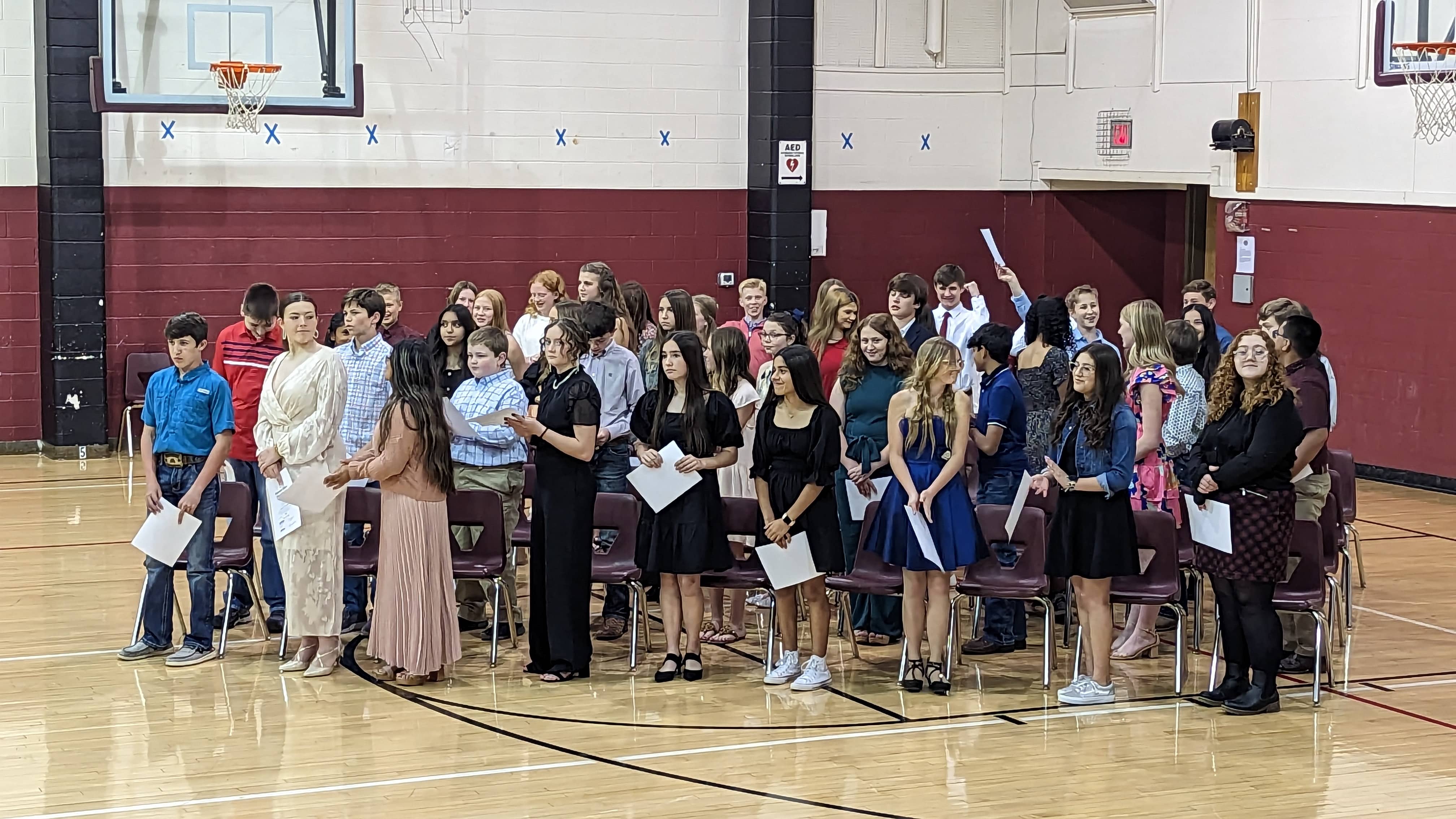 Brownwood Middle School inducts 44 new National Junior Honor