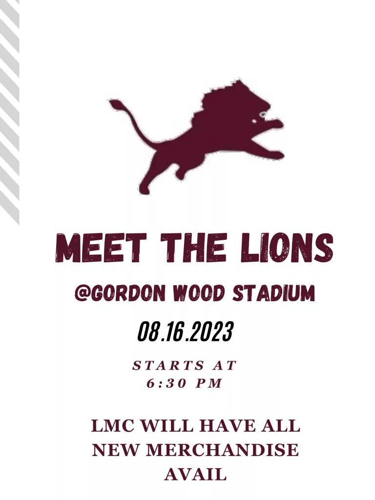 Meet the Lions set for Aug. 16 at Gordon Wood Stadium | Brownwood News