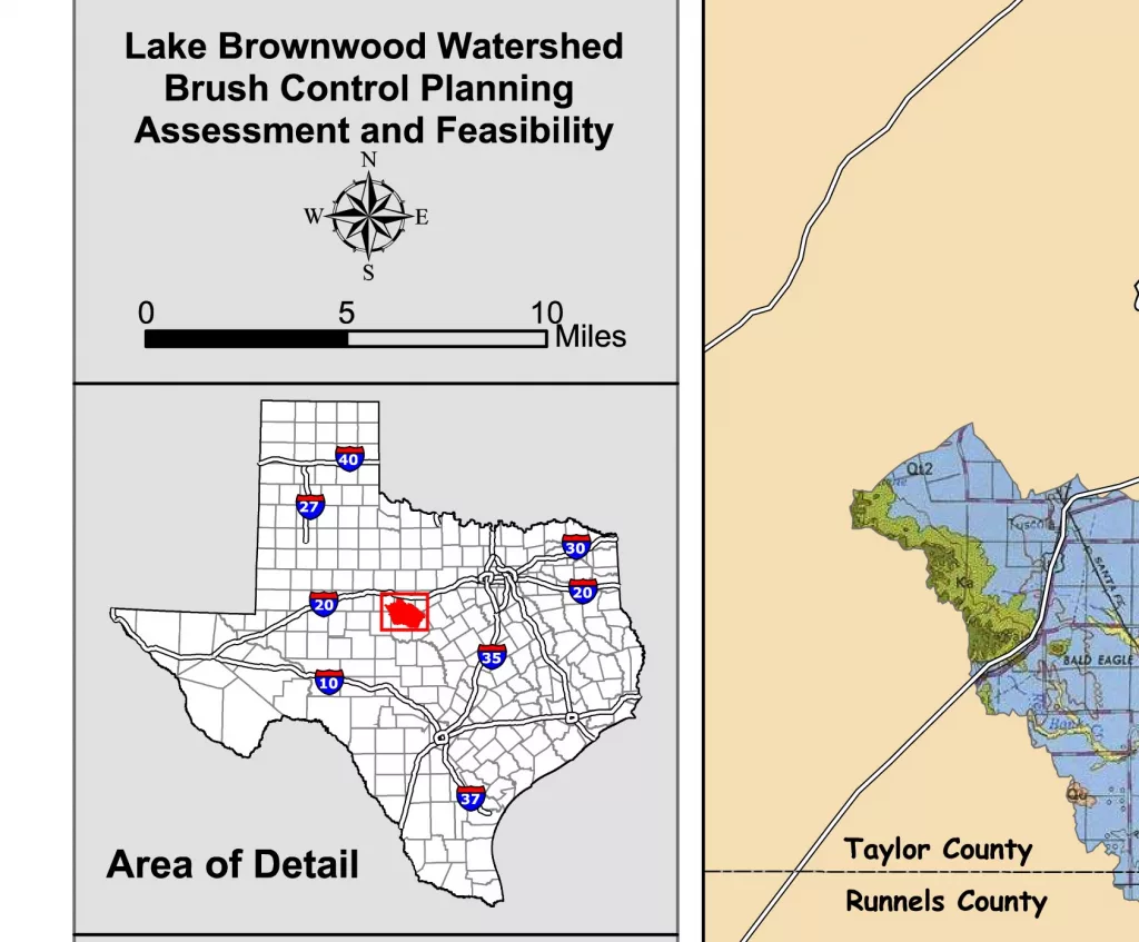 New Brush Control and Reseeding Program in Lake Brownwood Watershed ...