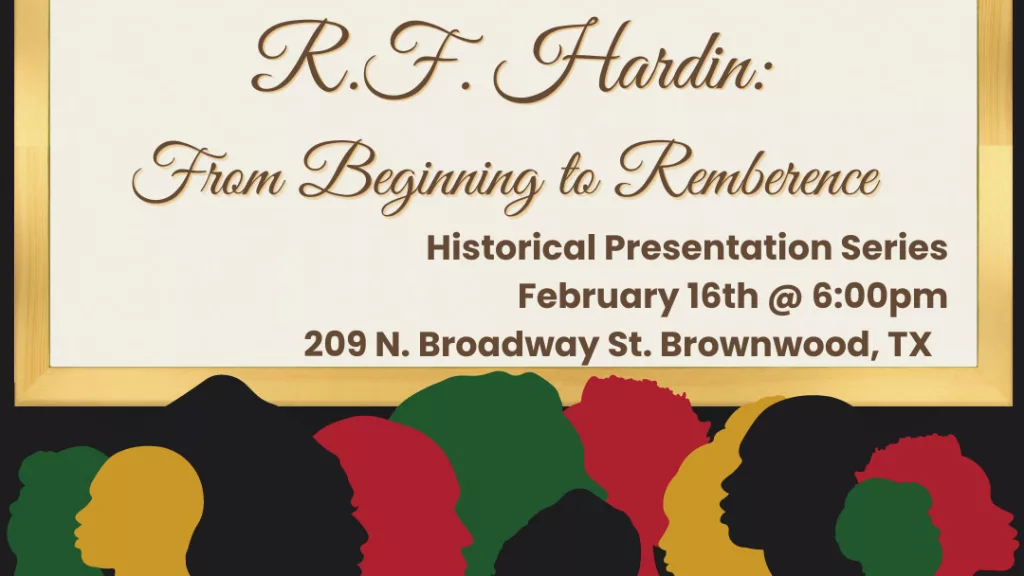 R.F. Hardin: From Beginning to Remembrance program slated for Feb. 16 - Vimarsana News