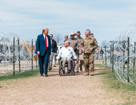 Governor Abbott Hosts 45th President Donald J. Trump For A Border ...