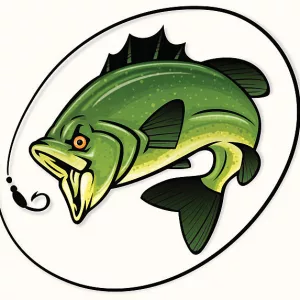 detailed-illustration-of-a-bass-chasing-a-hook