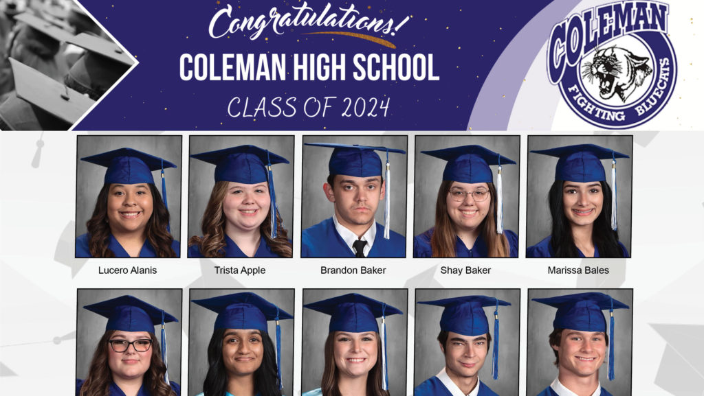 Coleman High School Class of 2024 Brownwood News