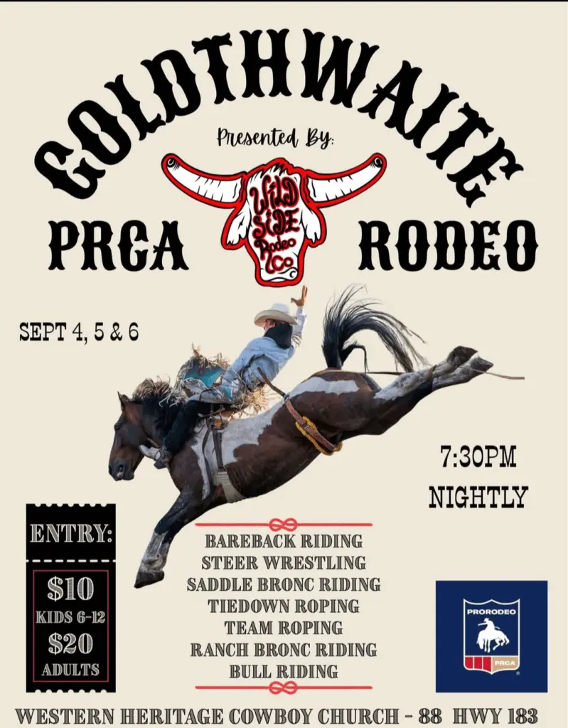 Goldthwaite PRCA Rodeo Set for September 4-6 | Brownwood News