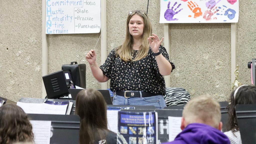 Fifteen months into the job, Emily Fulton making her mark as Early band director