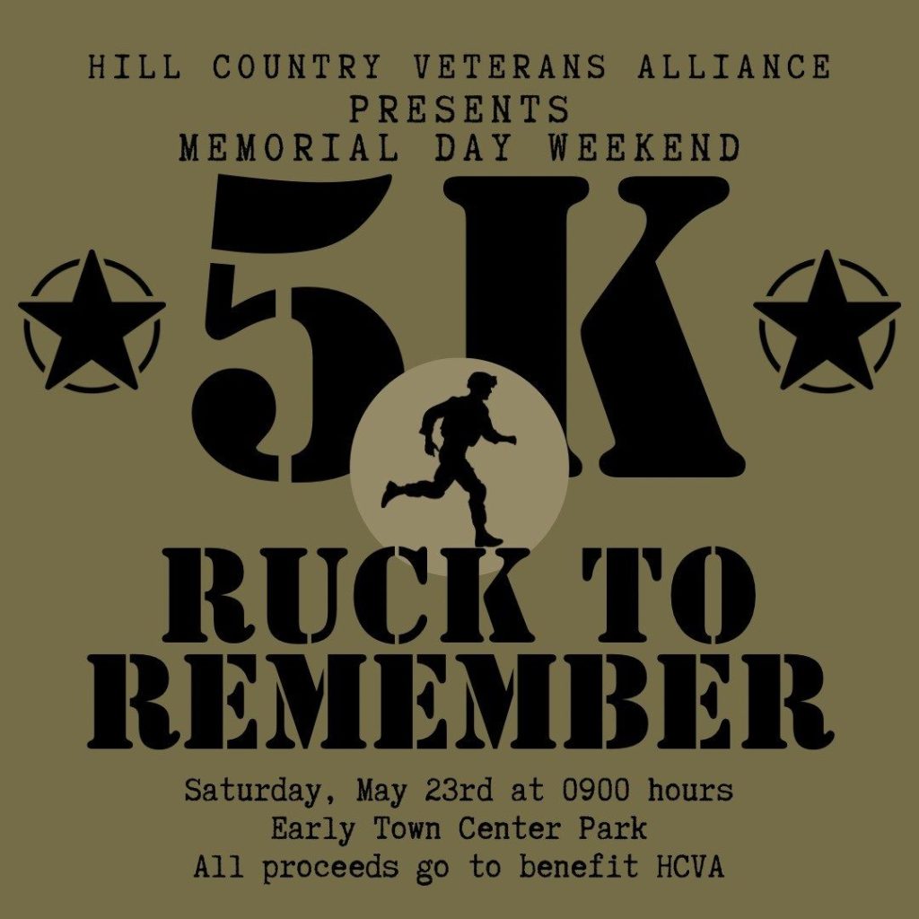 Hill Country Veterans Alliance's 1st Annual Ruck to Remember 5k set for ...