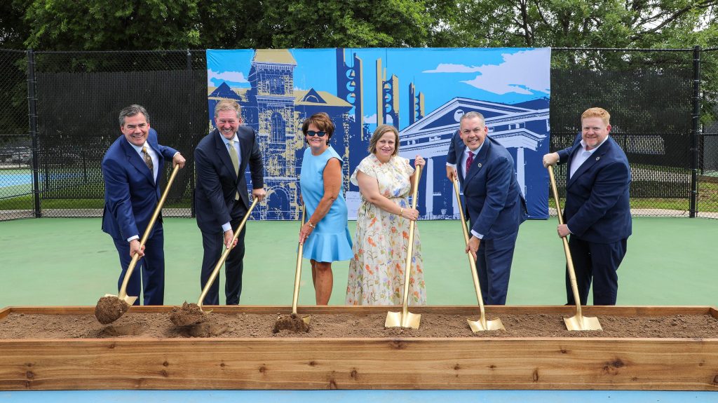 Howard Payne University breaks ground on new tennis center