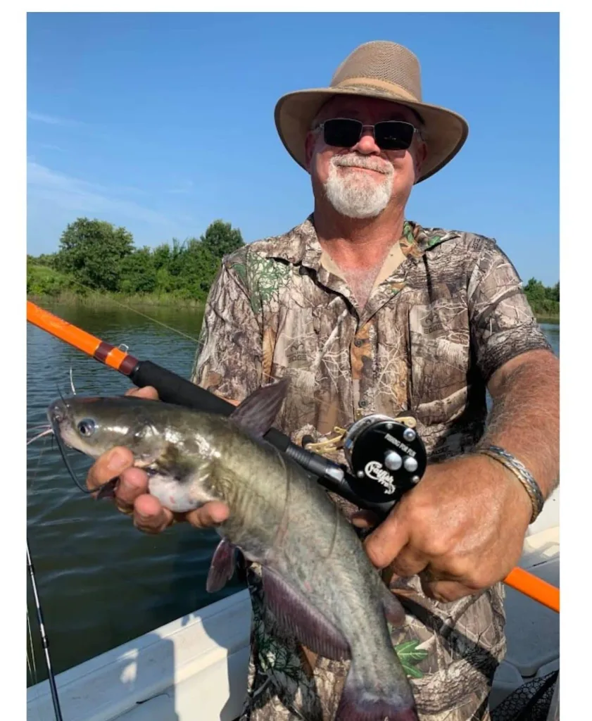 Luke’s got some adventures lined up for this week, including a fishing trip on Lake Tawakoni with guide David Hanson. Both channel can blue catfish are biting well now. Photo by Luke Clayton
