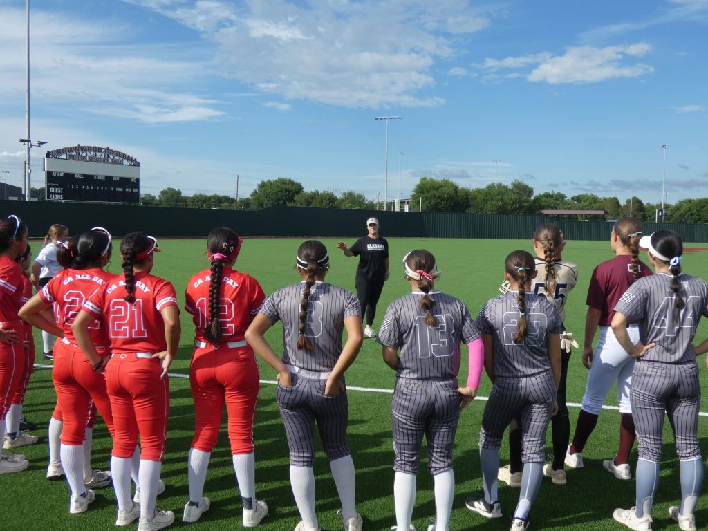 College Softball Camp Held Here Last Week